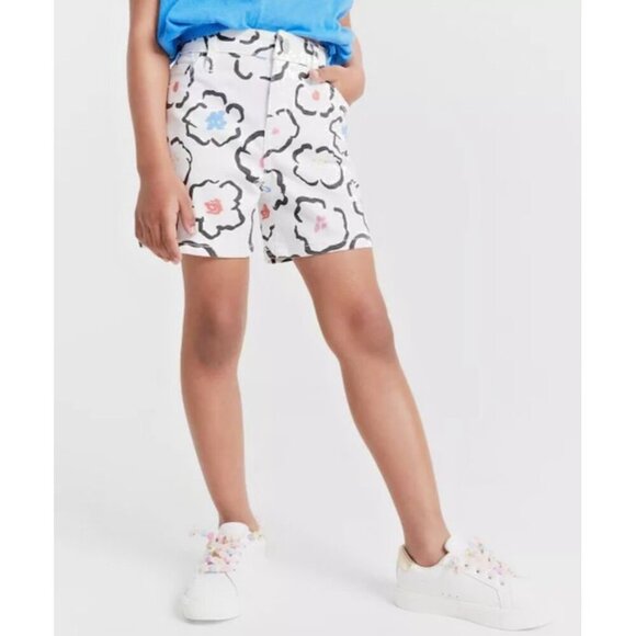 Epic Threads Kids Paper Bag Shorts Size 14 High Stretch Adjustable Waist - Picture 1 of 6